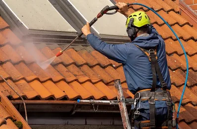 Démoussage et hydrofuge de toiture à Montjoi